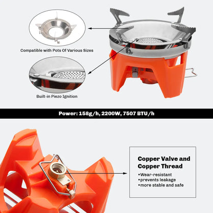 Portable Cooking System With Heat Exchanger