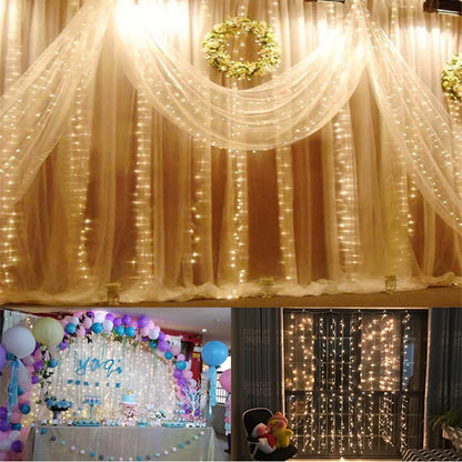 LED Curtain Garland Fairy Lights