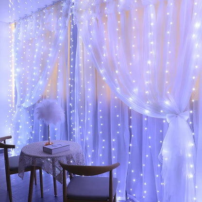 LED Curtain Garland Fairy Lights