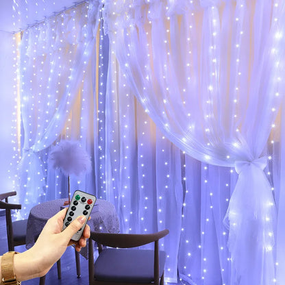 LED Curtain Garland Fairy Lights