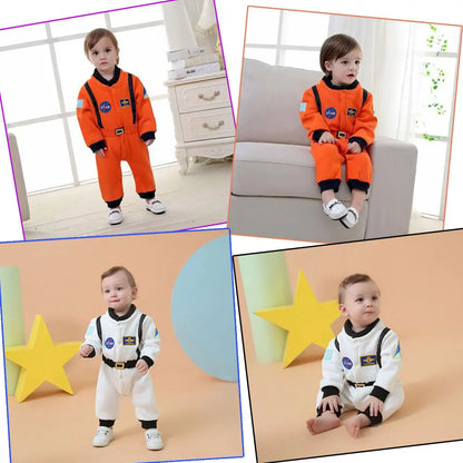 Astronaut Costume Space Suit Rompers for Baby Boys