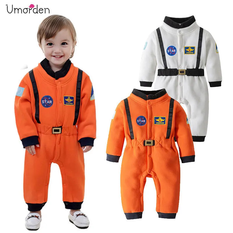 Astronaut Costume Space Suit Rompers for Baby Boys