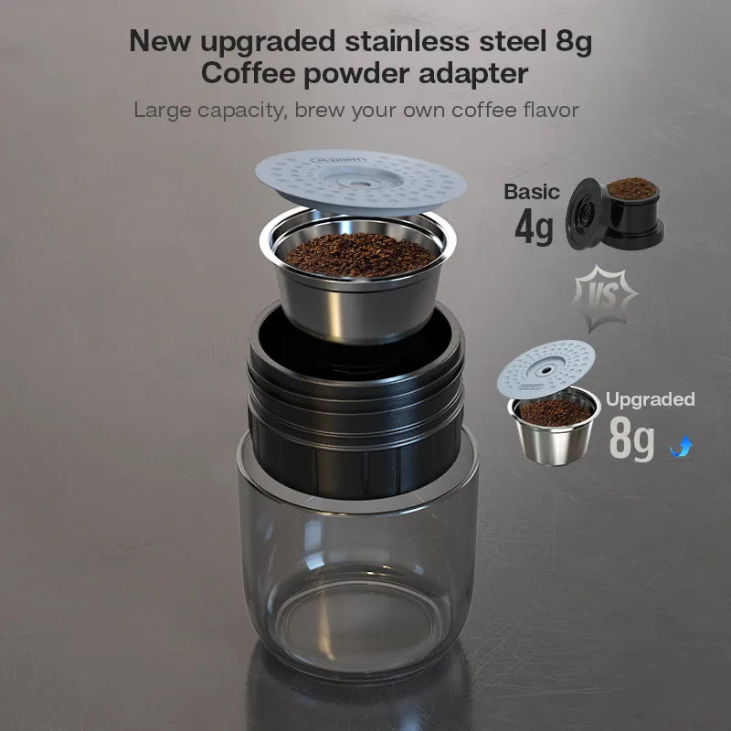 Portable Coffee Machine for Car & Home