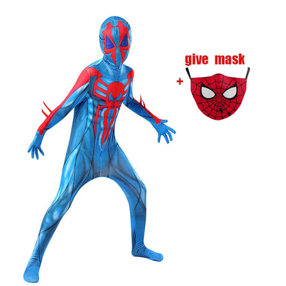 Kids Superhero Spiderman Costume Set