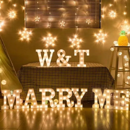 Alphabet Letter LED Lights Luminous