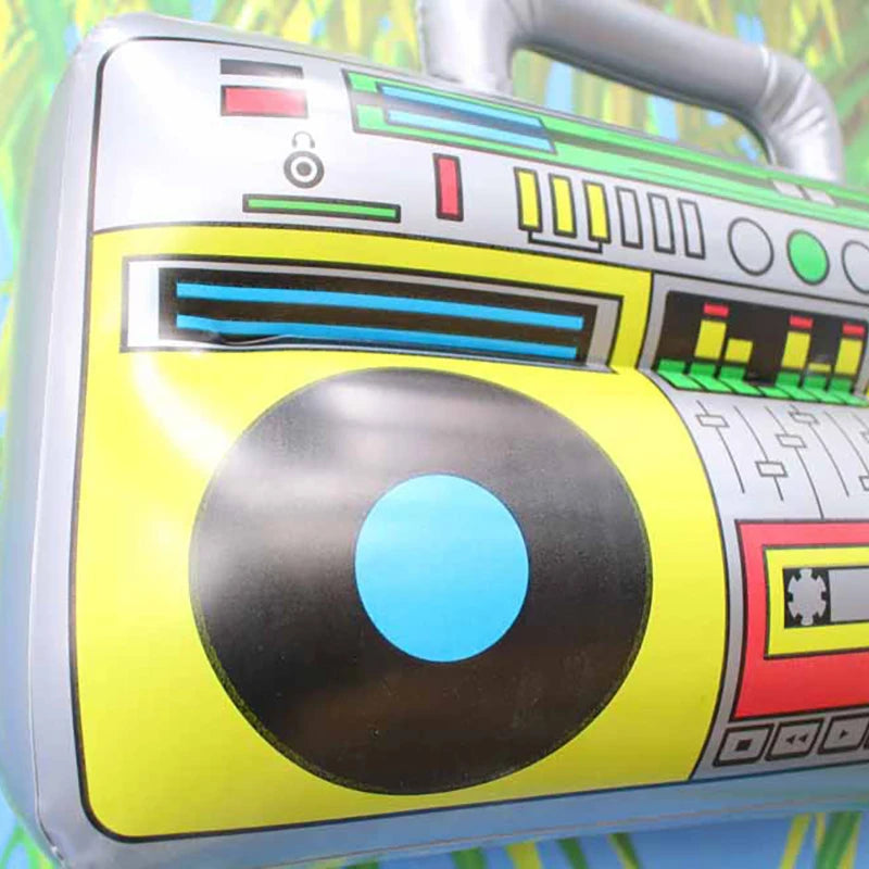 Radio Boombox Inflatable 80s 90s Theme Party Decorations Disco Birthday Party