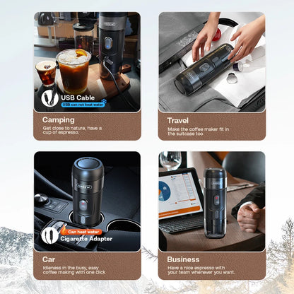 Portable Coffee Machine for Car & Home