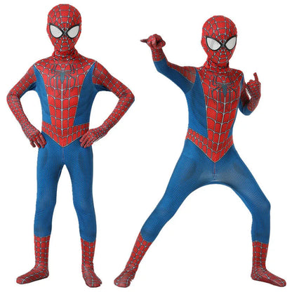 Kids Superhero Spiderman Costume Set