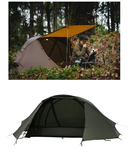 Tent Ultralight Hiking Nylon Ripstop Both Side Silicon