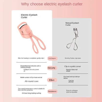 Eyelash Curler Portable Electric Comb