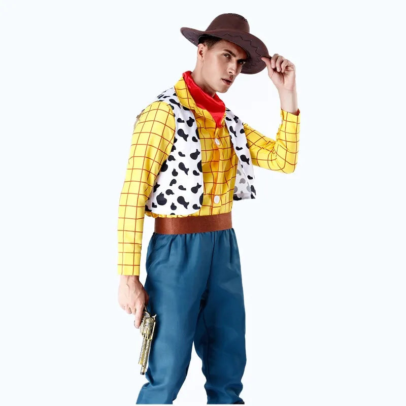 Toy Story Woody Costume Sets Cowboy and Dress Unisex Sheriff's Halloween.