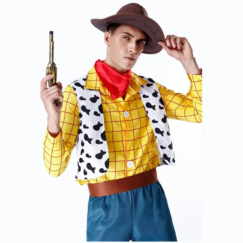 Toy Story Woody Costume Sets Cowboy and Dress Unisex Sheriff's Halloween.