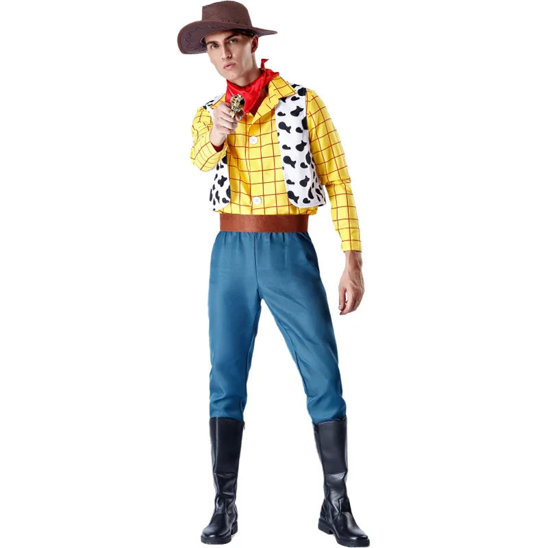 Toy Story Woody Costume Sets Cowboy and Dress Unisex Sheriff's Halloween.