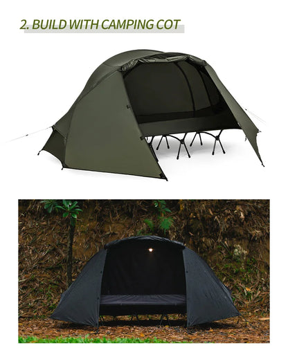 Tent Ultralight Hiking Nylon Ripstop Both Side Silicon