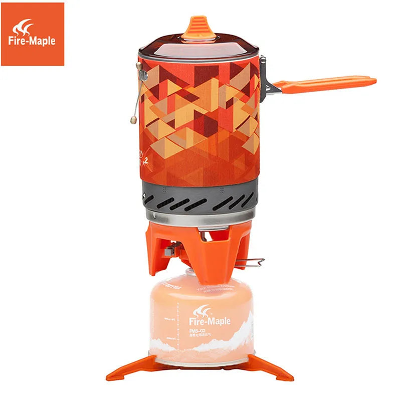 Portable Cooking System With Heat Exchanger