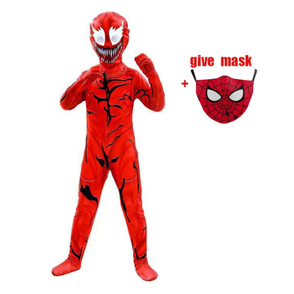 Kids Superhero Spiderman Costume Set