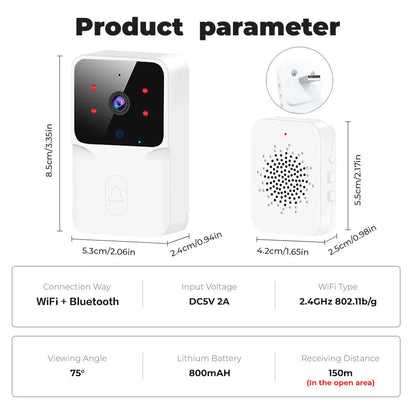 WiFi Video Doorbell Wireless HD Camera