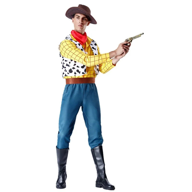 Toy Story Woody Costume Sets Cowboy and Dress Unisex Sheriff's Halloween.