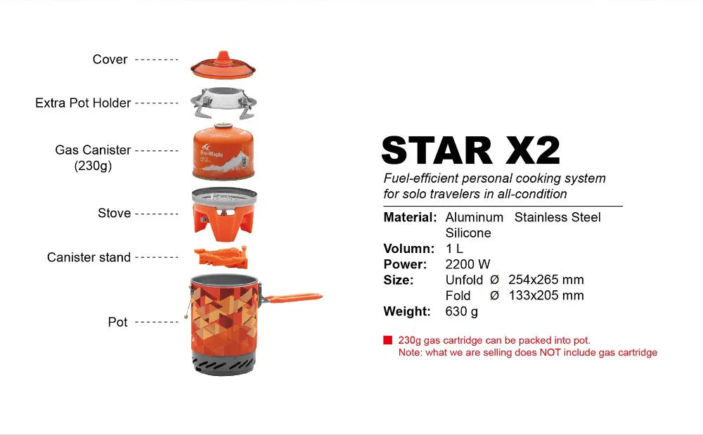 Portable Cooking System With Heat Exchanger