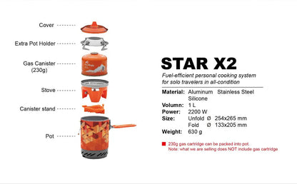 Portable Cooking System With Heat Exchanger